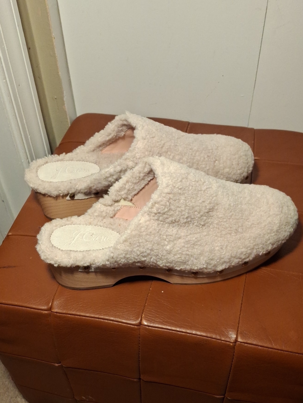 J.Crew Coed- Cozy Faux Fur Slide Clog